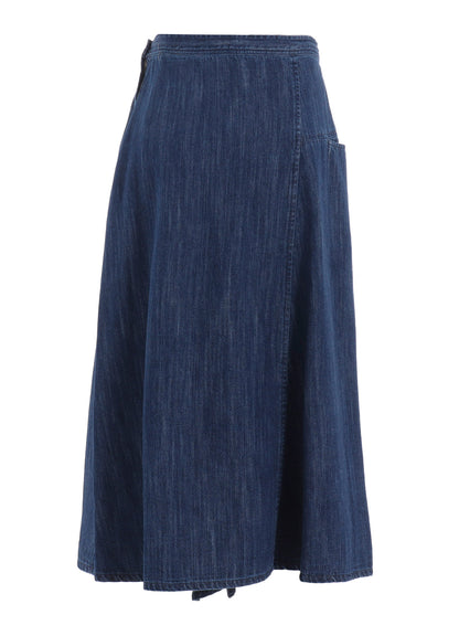 8OZ DENIM FRONT TRIANGLE GUSSET SKIRT