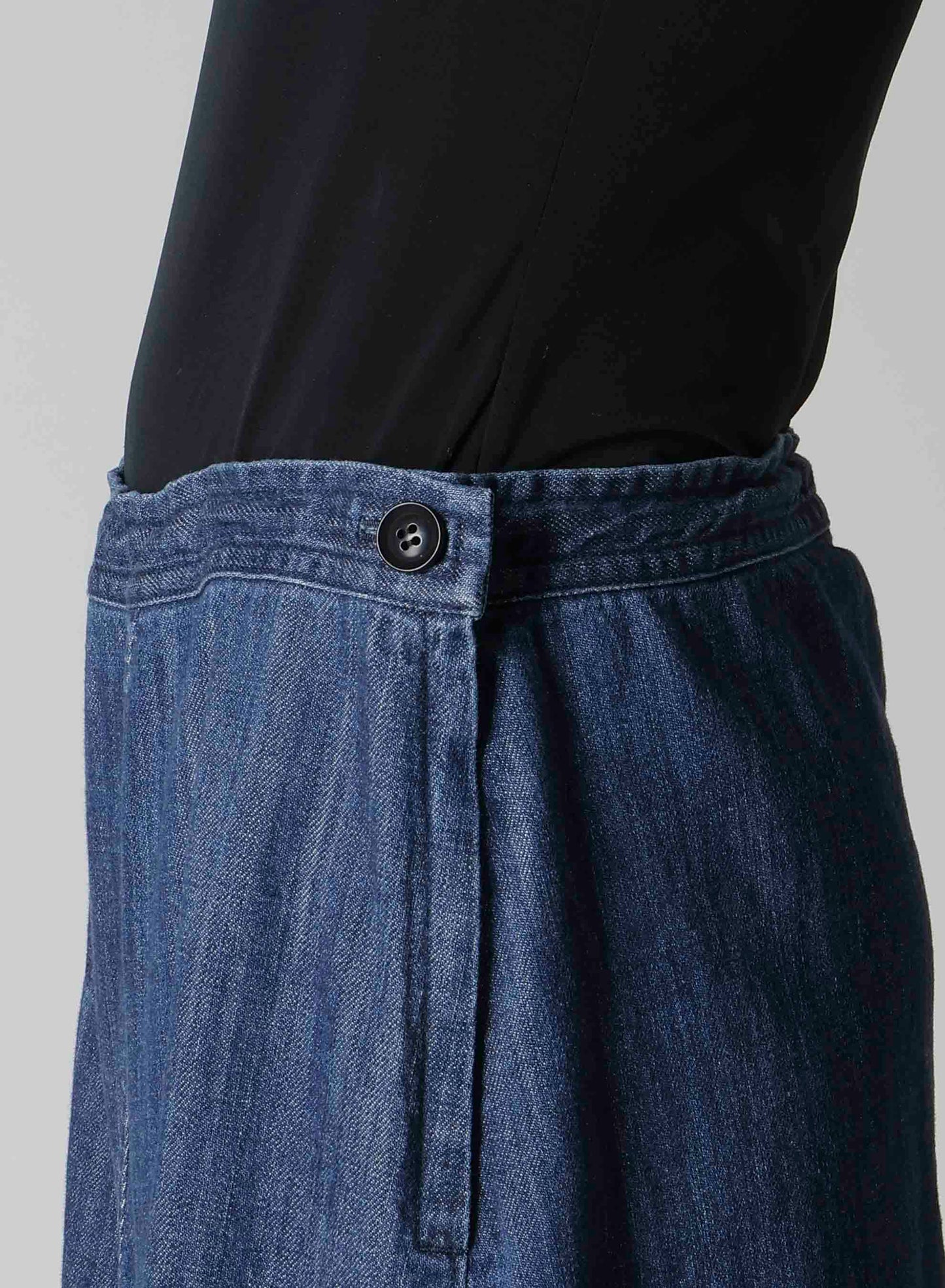 8OZ DENIM FRONT TRIANGLE GUSSET SKIRT