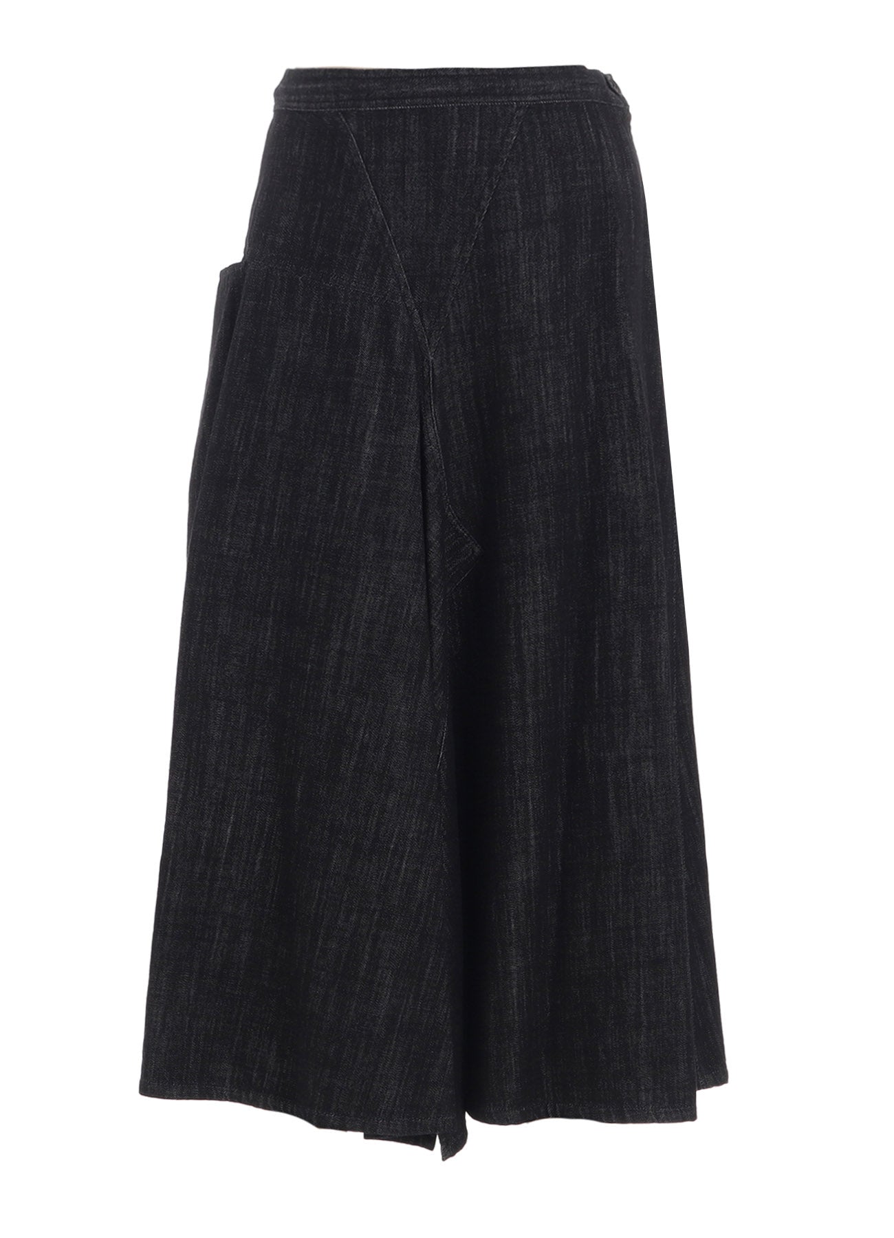 8OZ DENIM FRONT TRIANGLE GUSSET SKIRT – THE SHOP YOHJI YAMAMOTO
