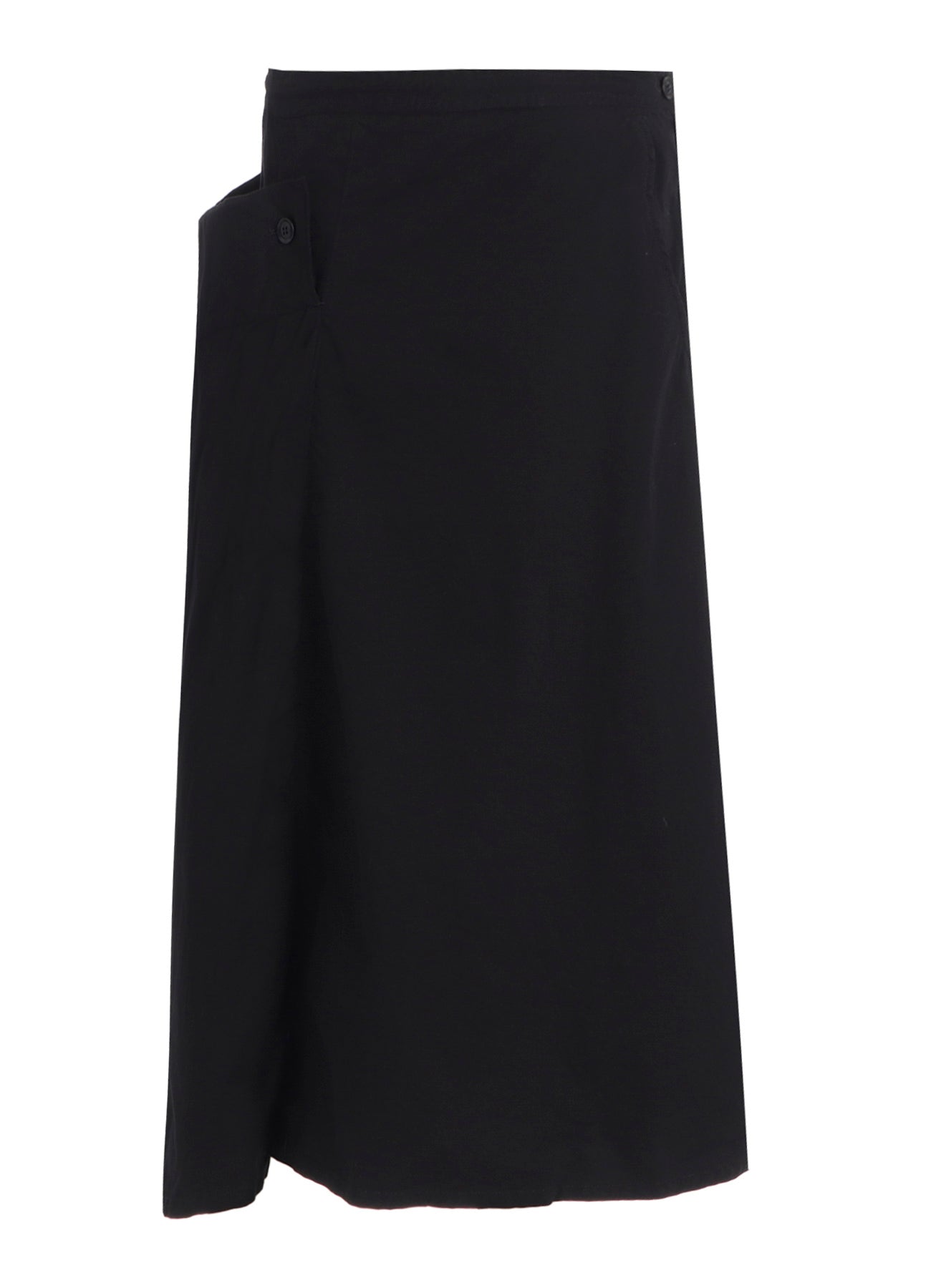 COTTON TWILL GARMENT DYE RIGHT BIG BELT SKIRT