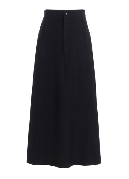 VISCOSE TWEED STRIPE A LINE SKIRT
