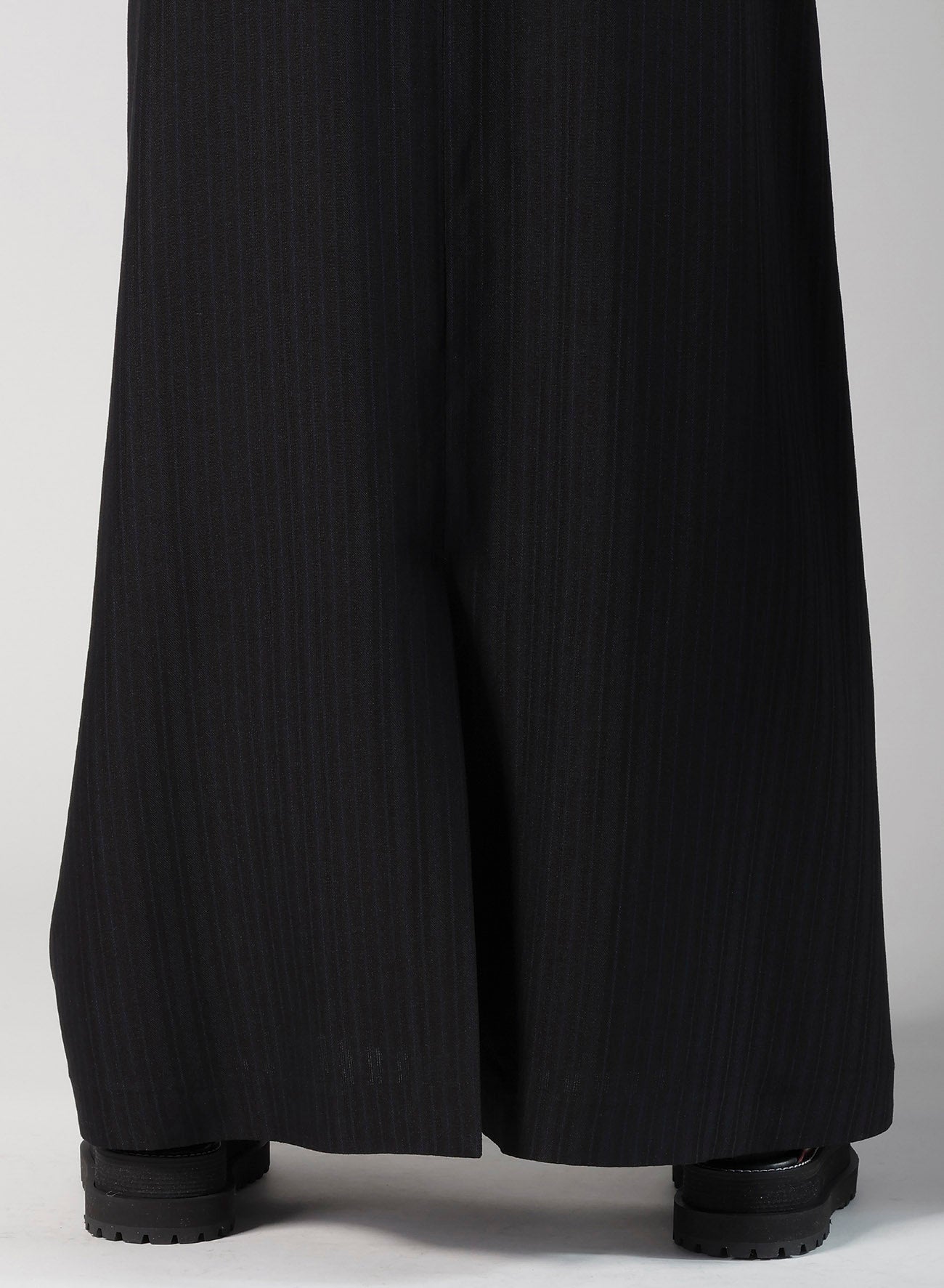 VISCOSE TWEED STRIPE A LINE SKIRT