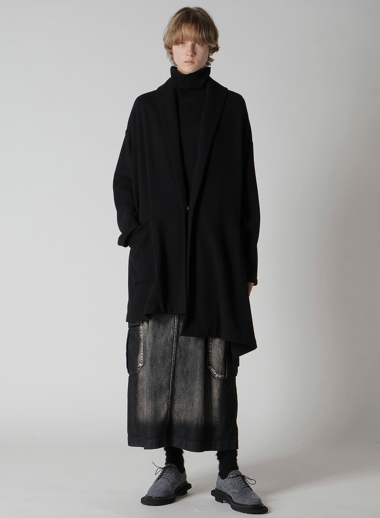 SOFT FRENCHTERRY OUT POCKET GOWN