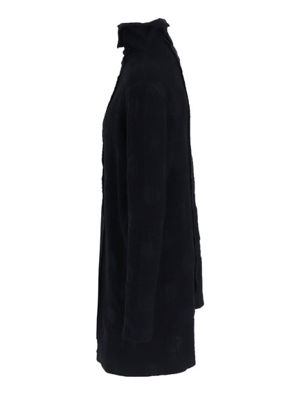 POLKA DOT JQ HIGH NECK ASYMMETRIC T