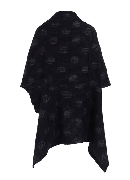 POLKA DOT JQ ASYMMETRIC CARDIGAN