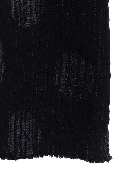 POLKA DOT JQ LEFT SIDE SLIDED LONG T