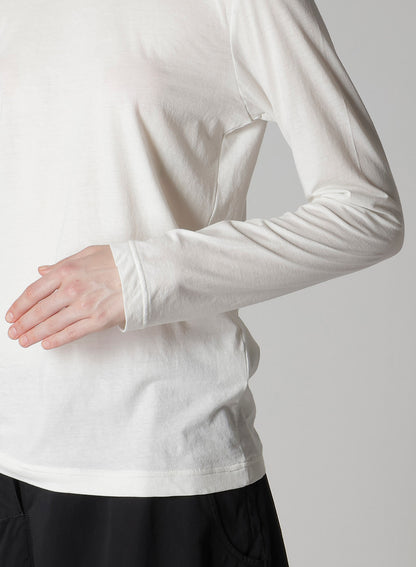SOFT JERSEY ROUND NECK LONG T