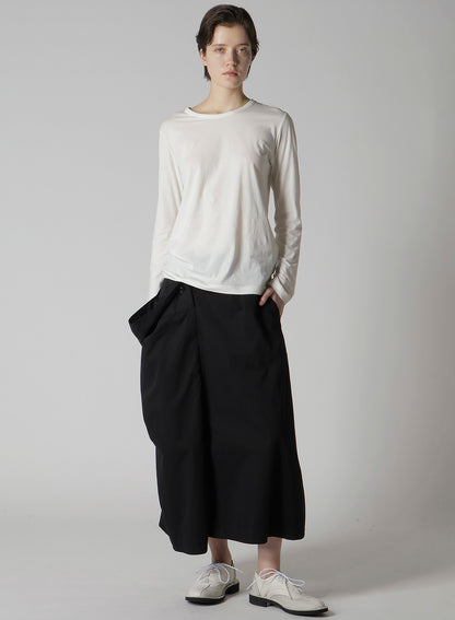 SOFT JERSEY ROUND NECK LONG T
