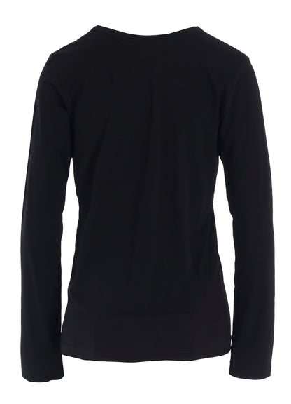 SOFT JERSEY ROUND NECK LONG T