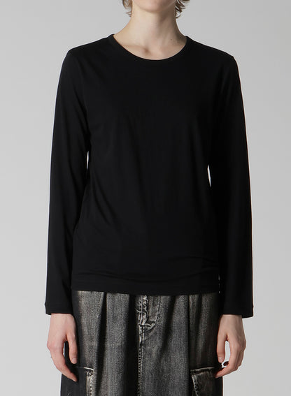 SOFT JERSEY ROUND NECK LONG T