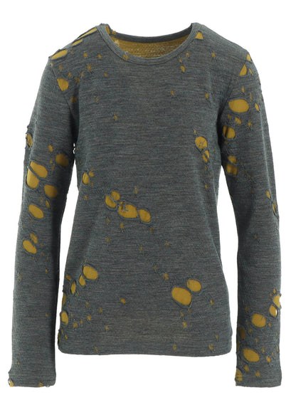 BONDED HOLE JQ ROUND NECK LONG T