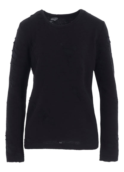 BONDED HOLE JQ ROUND NECK LONG T