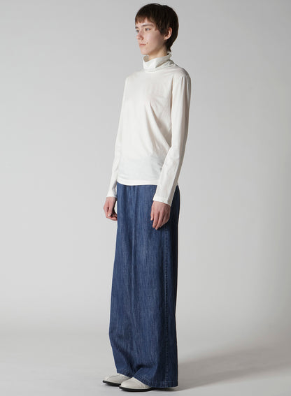 SOFT JERSEY HIGH NECK LONG T