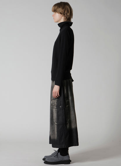 SOFT JERSEY HIGH NECK LONG T