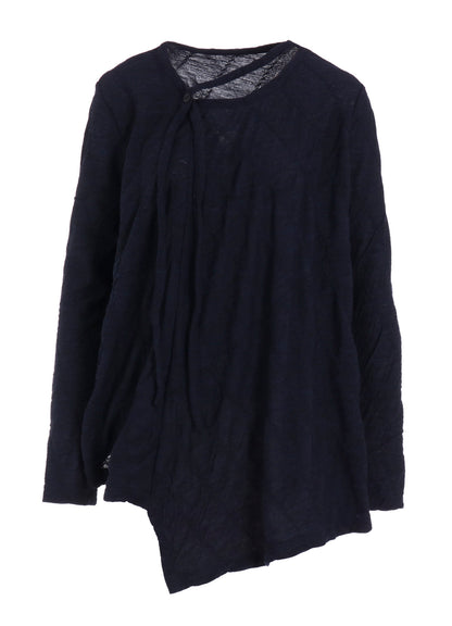 DIAGONAL CABLE JQ STRING COLLAR LONG T