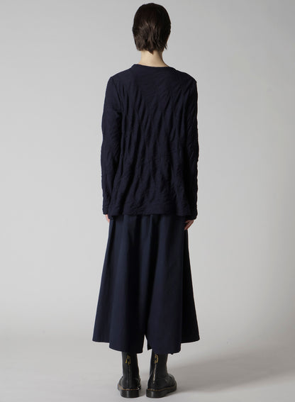 DIAGONAL CABLE JQ STRING COLLAR LONG T