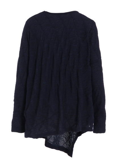 DIAGONAL CABLE JQ STRING COLLAR LONG T