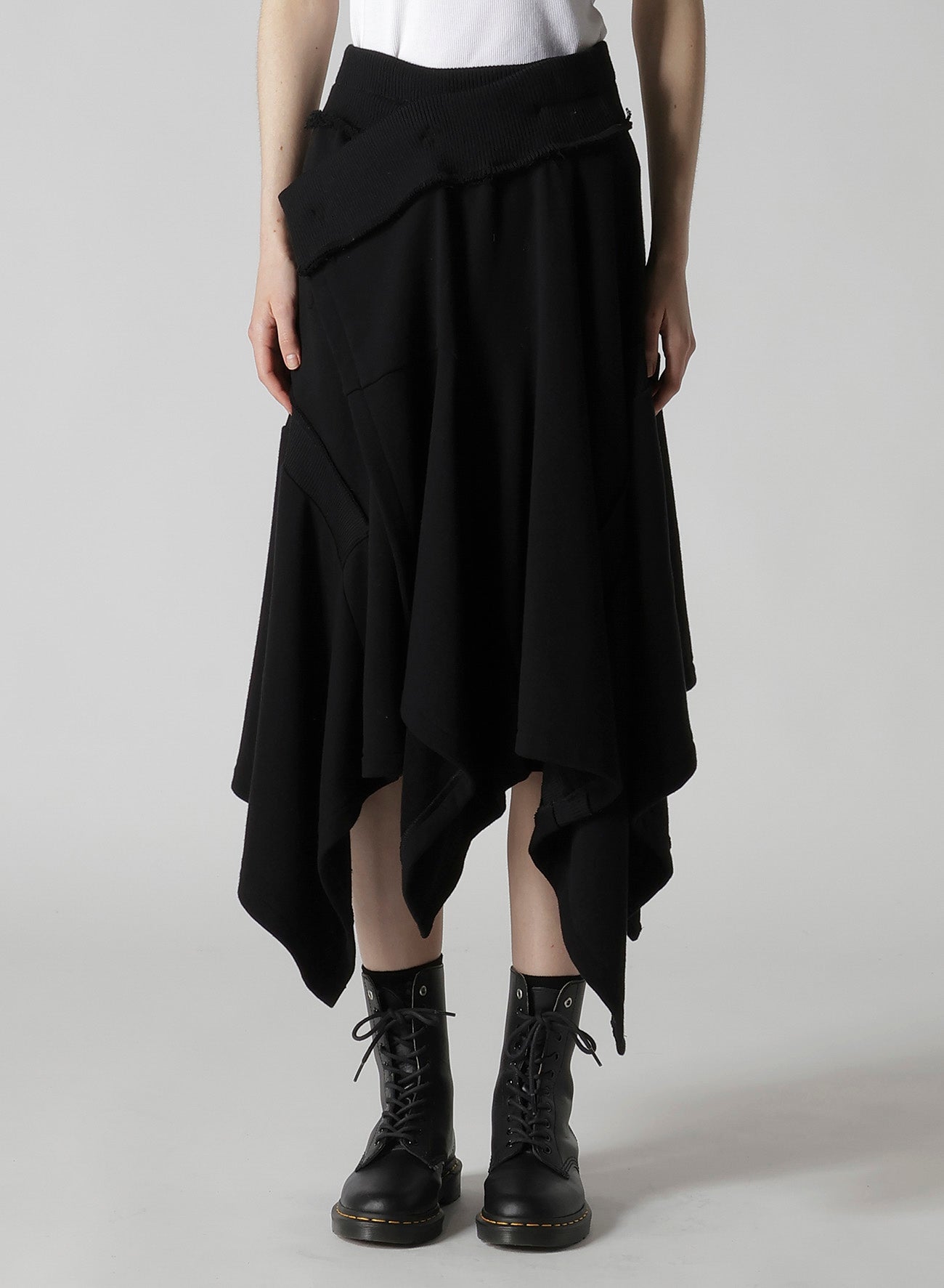 SOFT FRENCHTERRY WRAP STYLE SKIRT