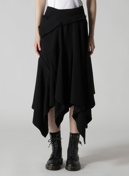 SOFT FRENCHTERRY WRAP STYLE SKIRT