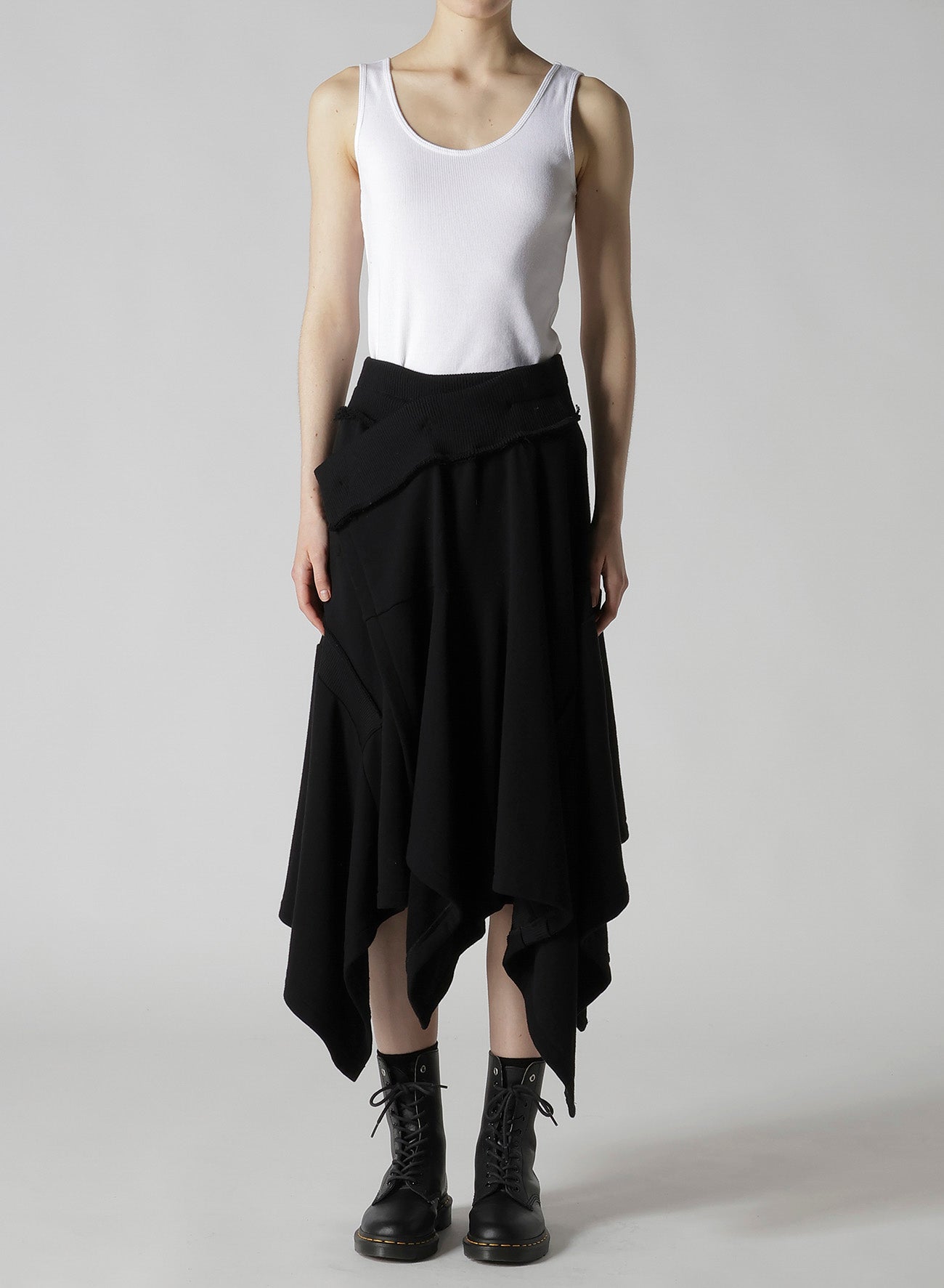 SOFT FRENCHTERRY WRAP STYLE SKIRT