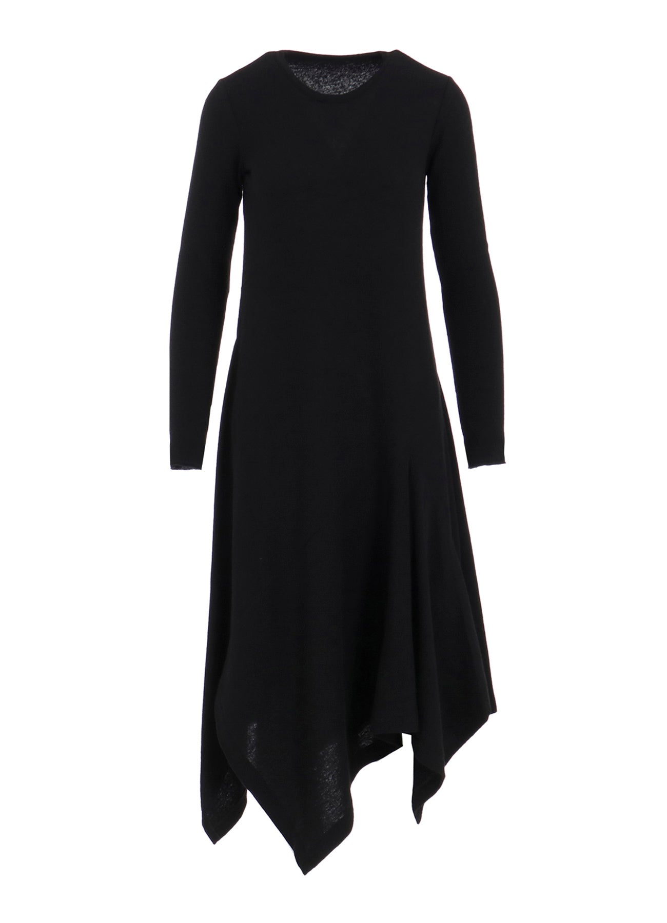 W/NY JERSEY ROUND NECK FLARE DRESS