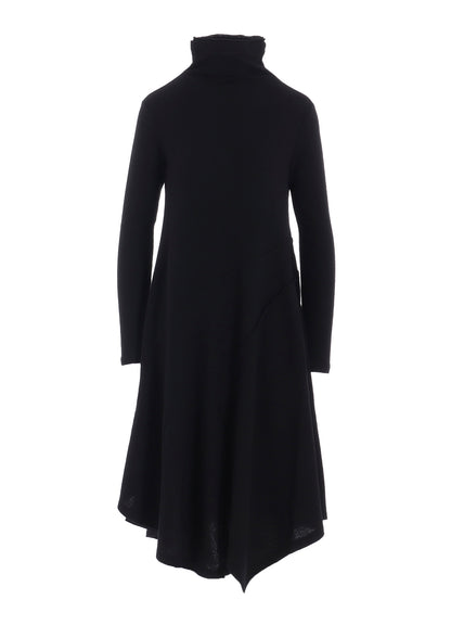 W/NY JERSEY DOUBLE LAYER DRESS