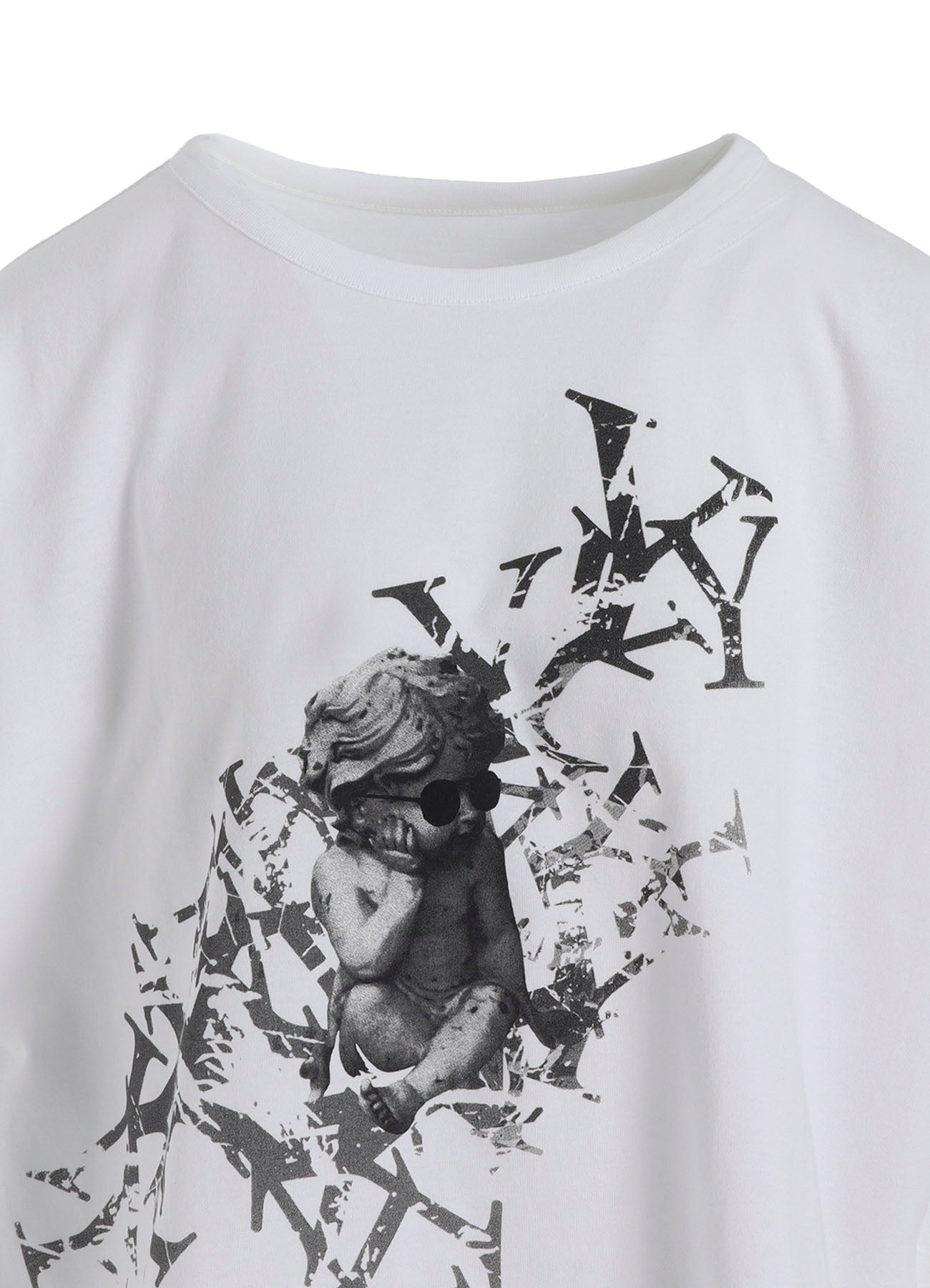ANGEL PRINT HALF SLEEVE T