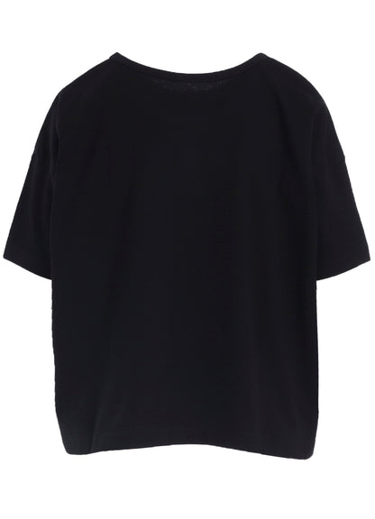 FLOWER PRINT HALF SLEEVE T