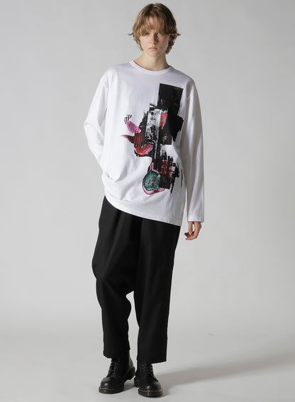 FRUIT PRINT GRAPHIC LONG SLEEVE T