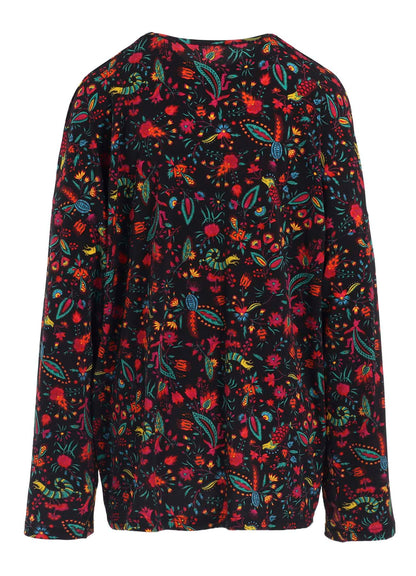 FLOWER PRINT PE JERSEY PANEL T