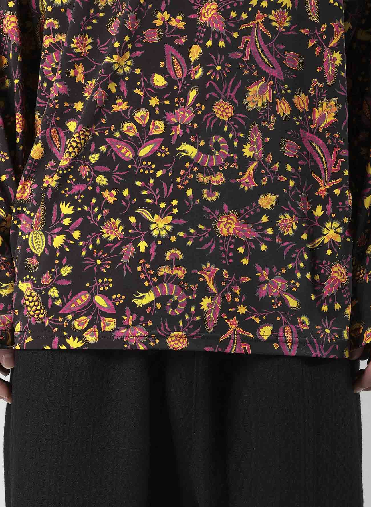 FLOWER PRINT PE JERSEY PANEL T