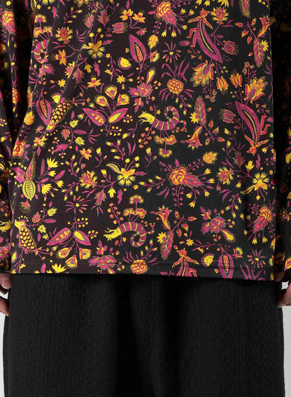 FLOWER PRINT PE JERSEY PANEL T