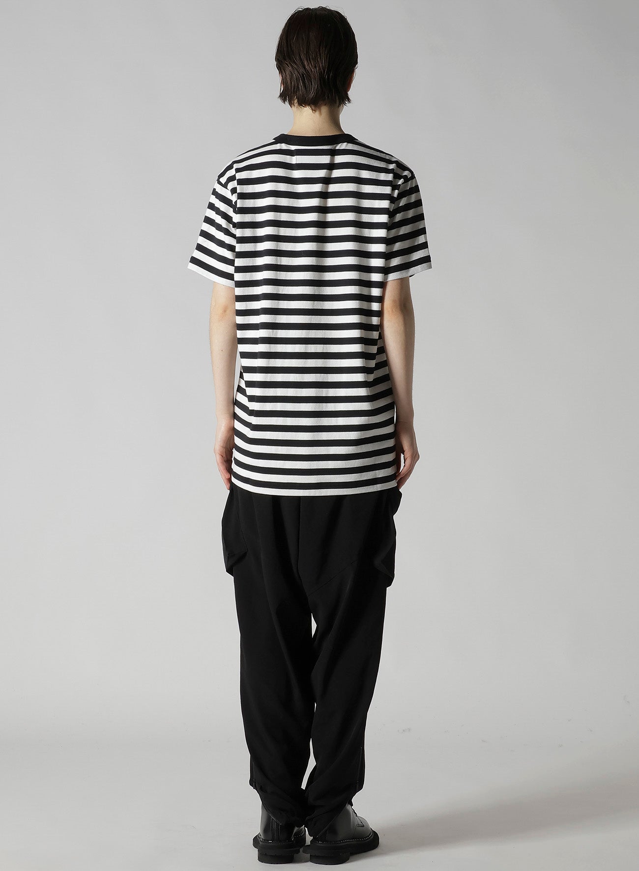 FLOWER PRINT/STRIPE Y'S STITCH T
