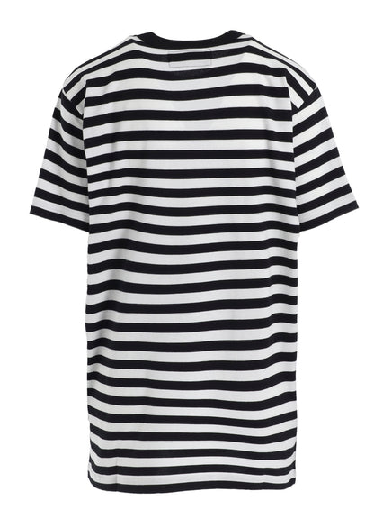 FLOWER PRINT/STRIPE Y'S STITCH T