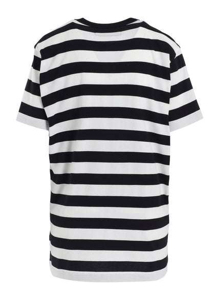 FLOWER PRINT/STRIPE Y'S STITCH T