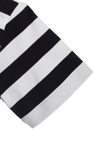 FLOWER PRINT/STRIPE Y'S STITCH T