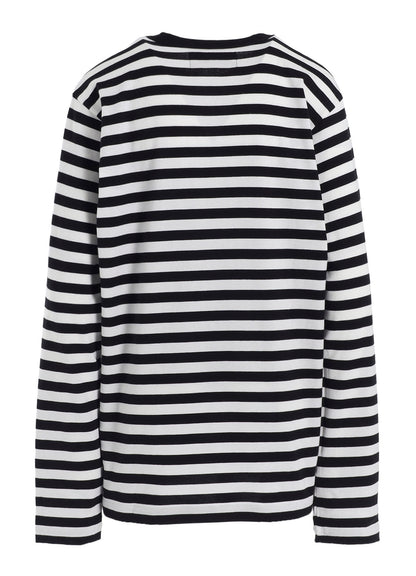 FLOWER PRINT/STRIPE Y'S STITCH LONG SLEEVE T
