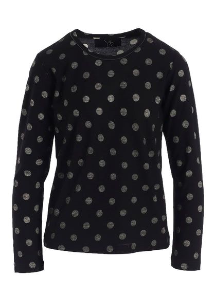 POLKA DOT Y'S STITCH LONG SLEEVE T