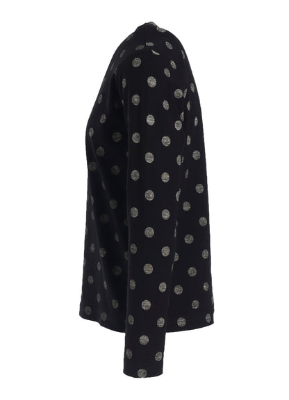 POLKA DOT Y'S STITCH LONG SLEEVE T
