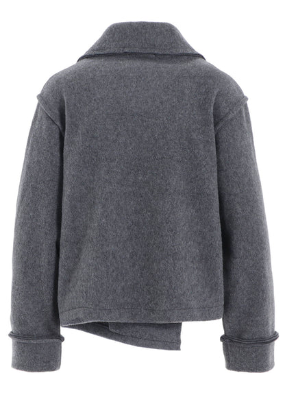 W/NY BOILED WOOL/FLEECE H-SHORT J
