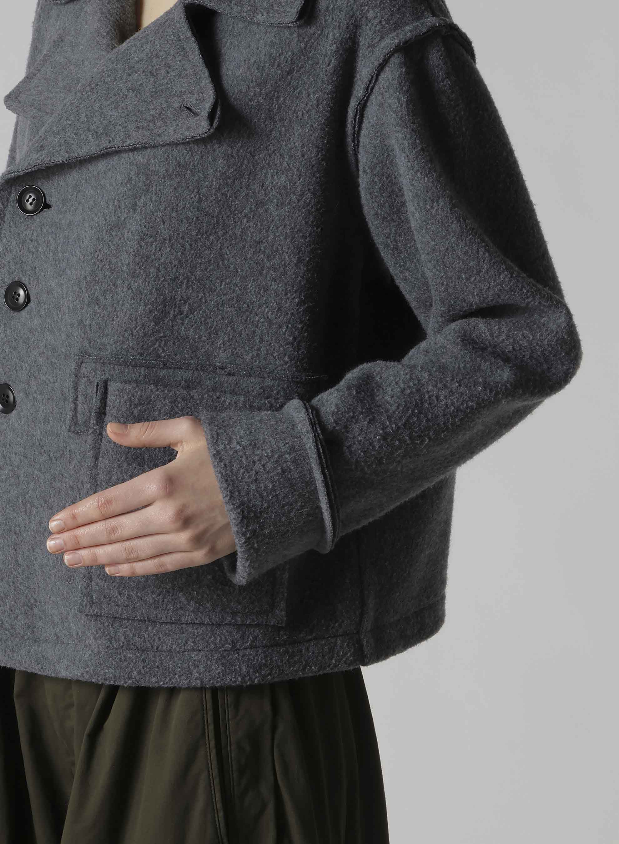 ジャケット・アウター Yohji Yamamoto Wool Short Jacket y's yohji Yamamoto l noodle stories