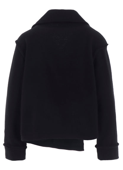 W/NY BOILED WOOL/FLEECE H-SHORT J