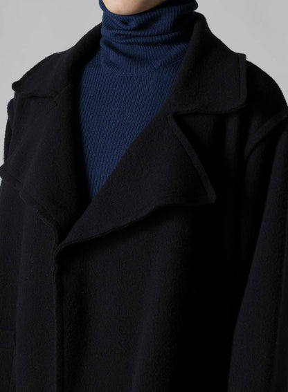 W/NY FLEECE LONG COAT