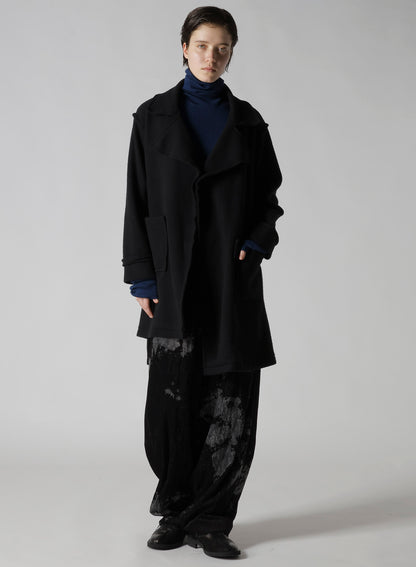 W/NY FLEECE LONG COAT