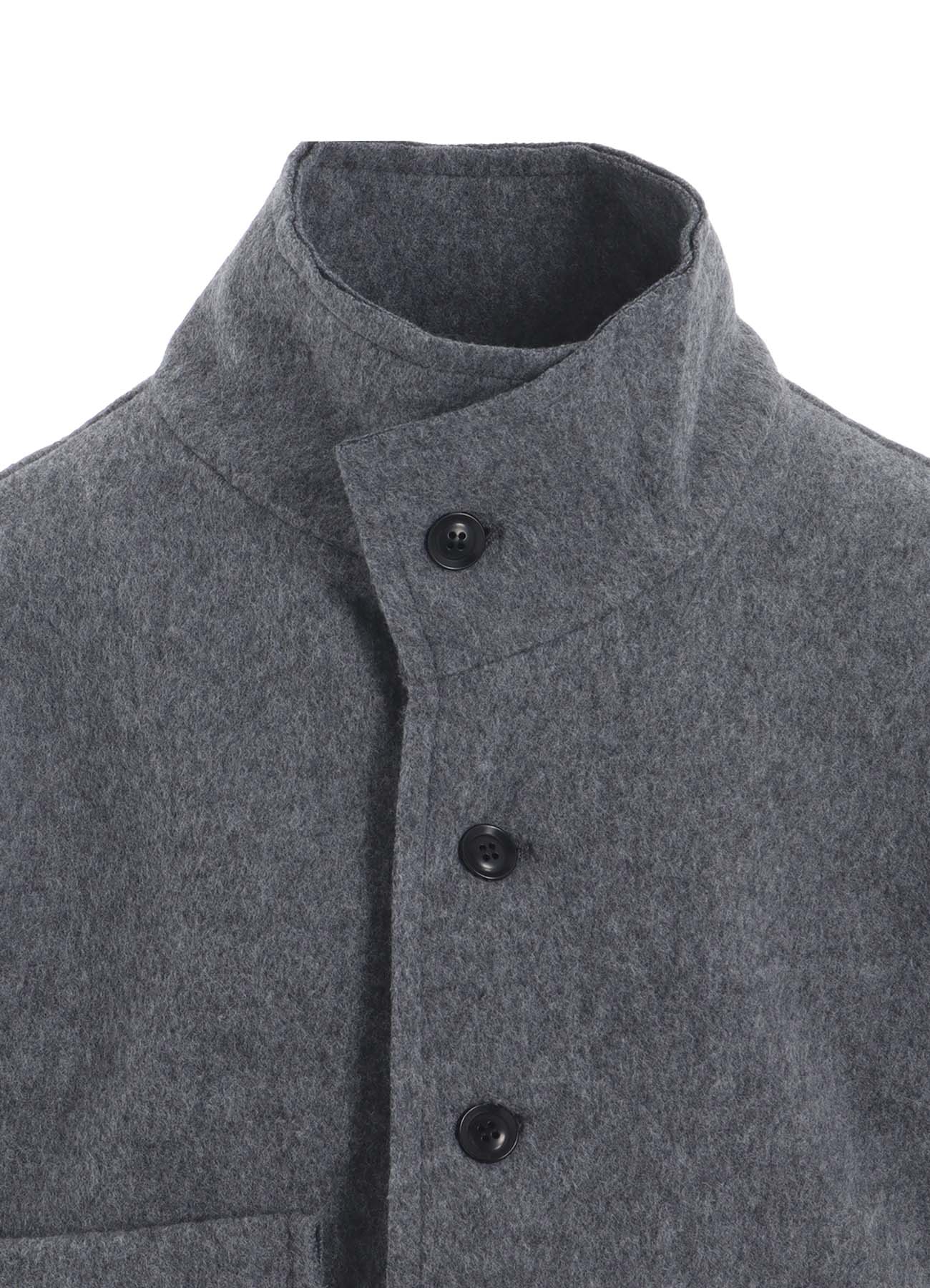 W/NY FLEECE ASYMMETRIC BLOUSON