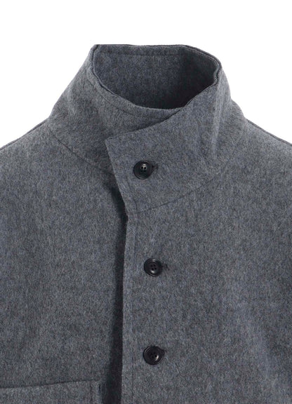 W/NY FLEECE ASYMMETRIC BLOUSON