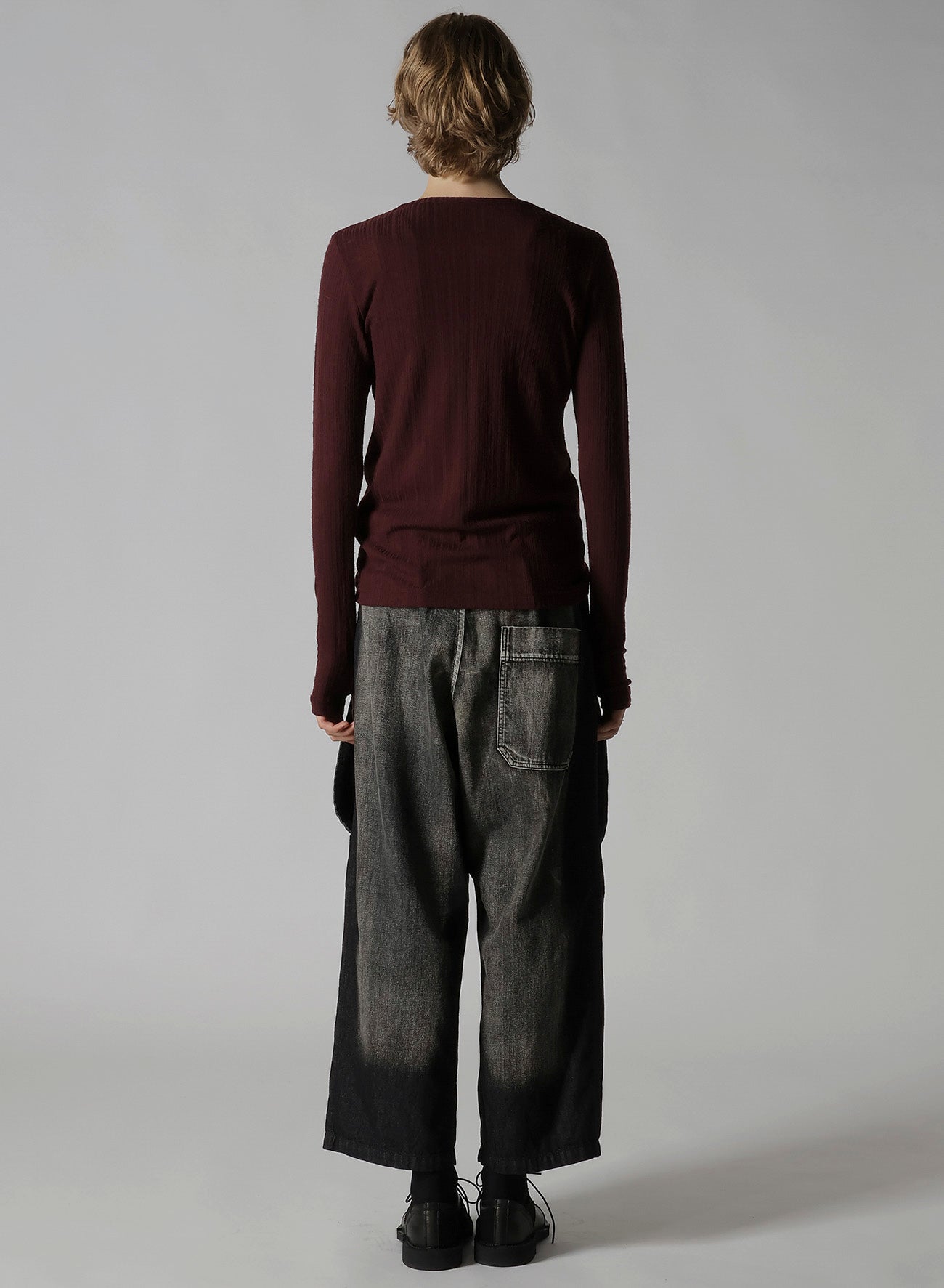 SOFT RANDOM RIB ROUND NECK T