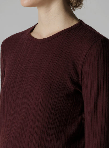 SOFT RANDOM RIB ROUND NECK T