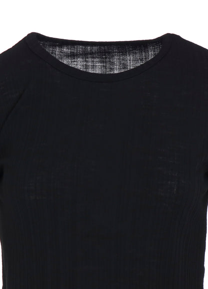 SOFT RANDOM RIB ROUND NECK T