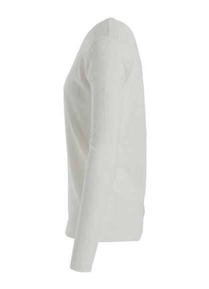 HARD-TWISTED JERSEY ROUND NECK LONG SLEEVE T
